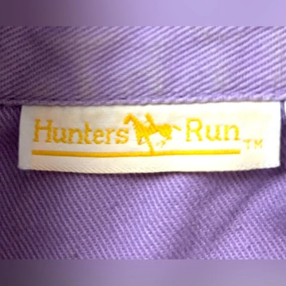 Vintage Hunters Run Lilac Two-Piece Denim Jacket & Pants Set - Picture 4 of 9